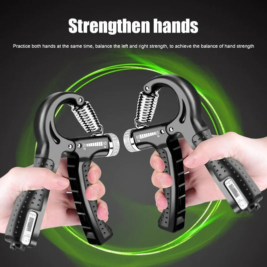 Adjustable Hand Grip Strength Trainer with Counter