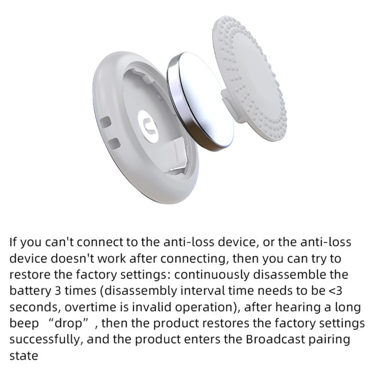 Bluetooth Anti Lost Tracker for Keys Wallet Pets Luggage