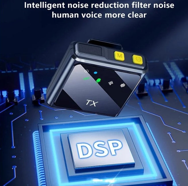 Wireless Lavalier Microphone for iPhone and Android