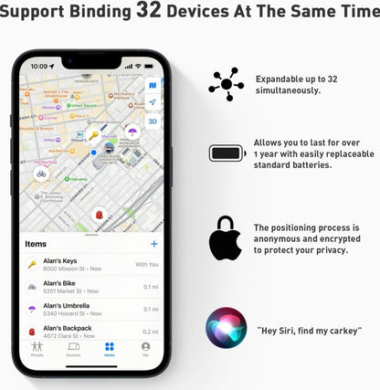 Bluetooth Anti Lost Tracker for Keys Wallet Pets Luggage