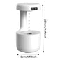 800ML Gravity Water Droplets Diffuser Air Humidifier Cool Fogger with LED Display Office Bedroom Desktop