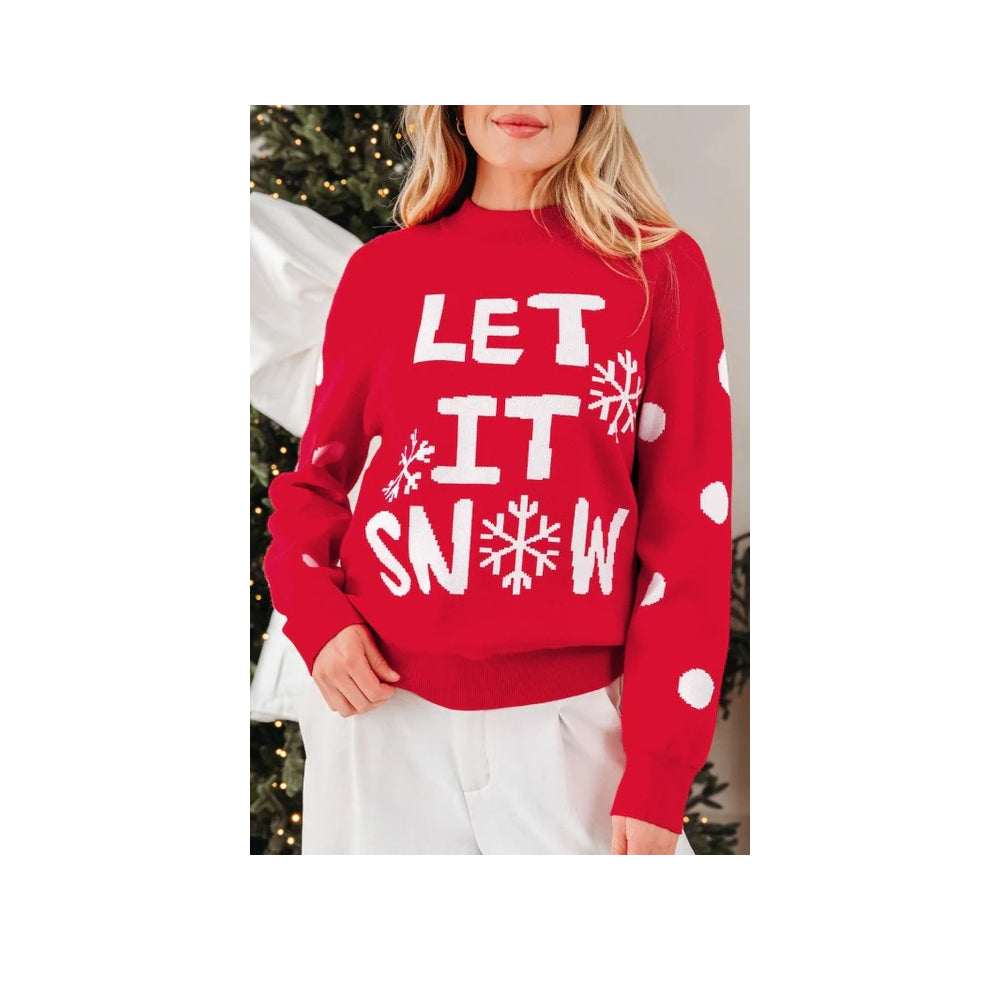Women's Light-Up Christmas Sweater with LED Lights