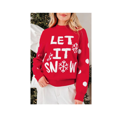 Women's Light-Up Christmas Sweater with LED Lights