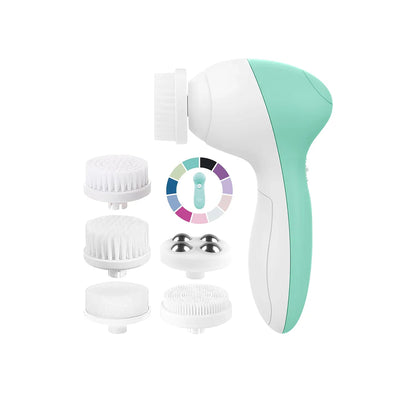 Facial Cleansing Brush 5 in 1 Electric Face Scrubber