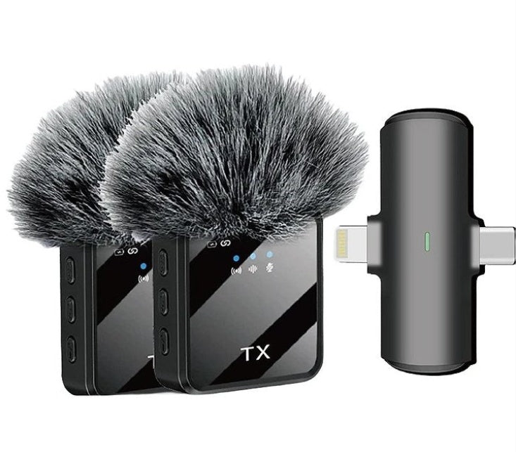 Wireless Lavalier Microphone for iPhone and Android