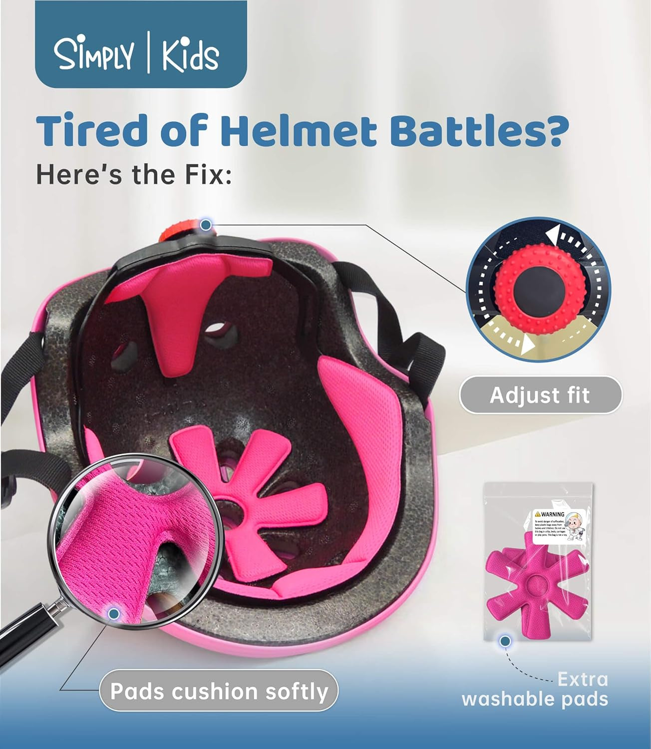 Bike Helmet with DIY Stickers, CPSC & CE Certified - Toddler Helmet for Skateboard Roller-Skating Bicycle Scooter