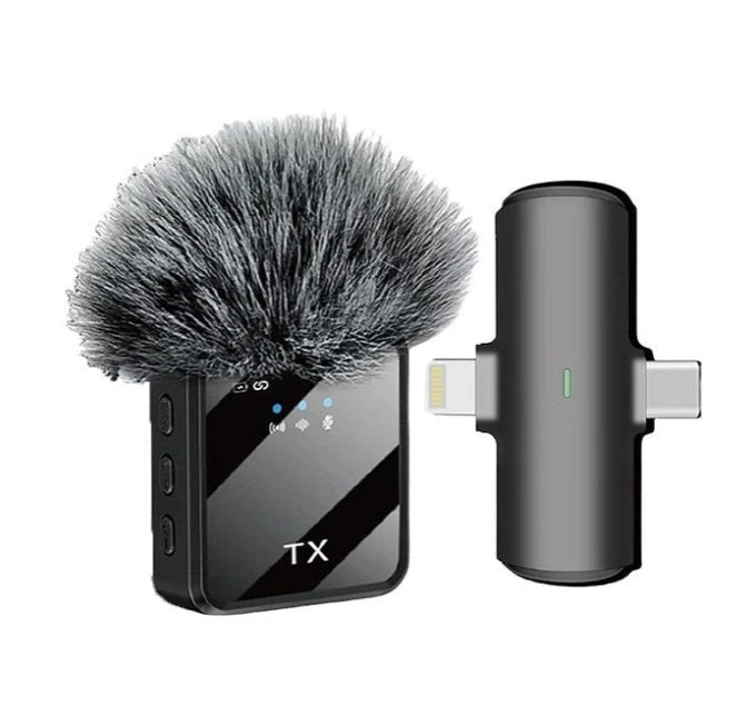 Wireless Lavalier Microphone for iPhone and Android