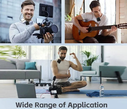 Wireless Lavalier Microphone for iPhone and Android